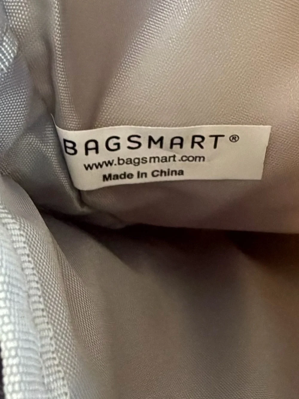 Bagsmart Cream Tote Bag Lightweight Canvas